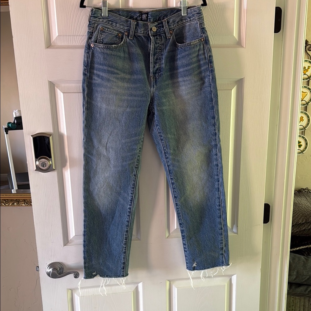 GAP Blue Boyfriend Jeans Relaxed Fit 6/28